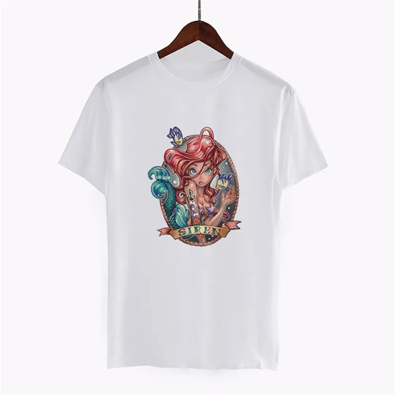 Футболка для девочек женские Забавные футболки в стиле панк с принтом принцессы