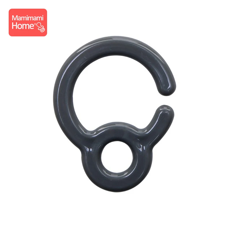 Gray hook Mamihome 5 шт. белые пластиковые кольца для детских колясок, игрушки, крючок для пустышки, пластиковые Diy зажимы для пустышки, Детские подвески, Детские Прорезыватели - Цвет: Gray hook