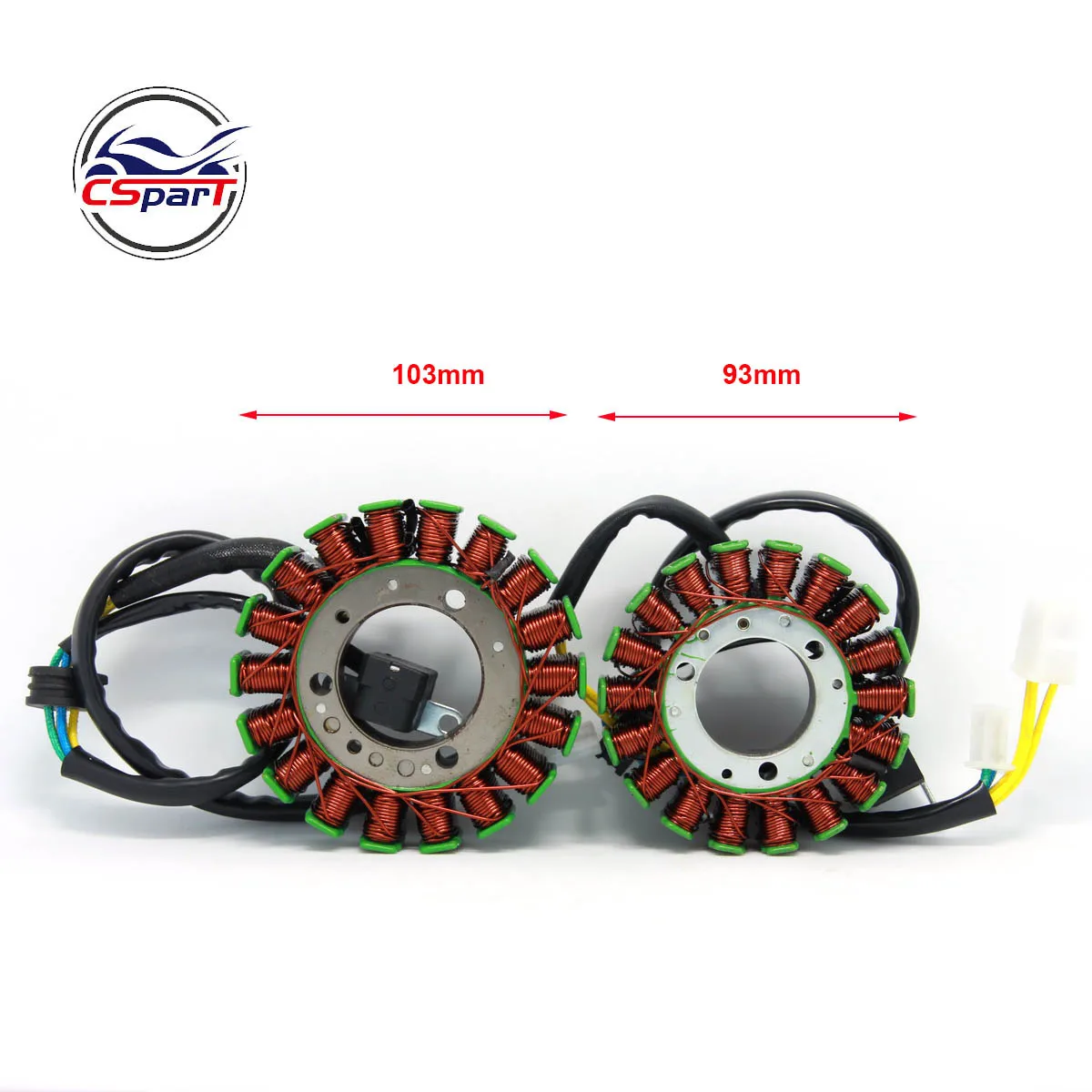 Магнитный статор 93 мм 103 18 катушек для Majesty YP250 ROKETA Linhai VOG 250 257 260 300 LH170MM AEOLUS BMS diamond