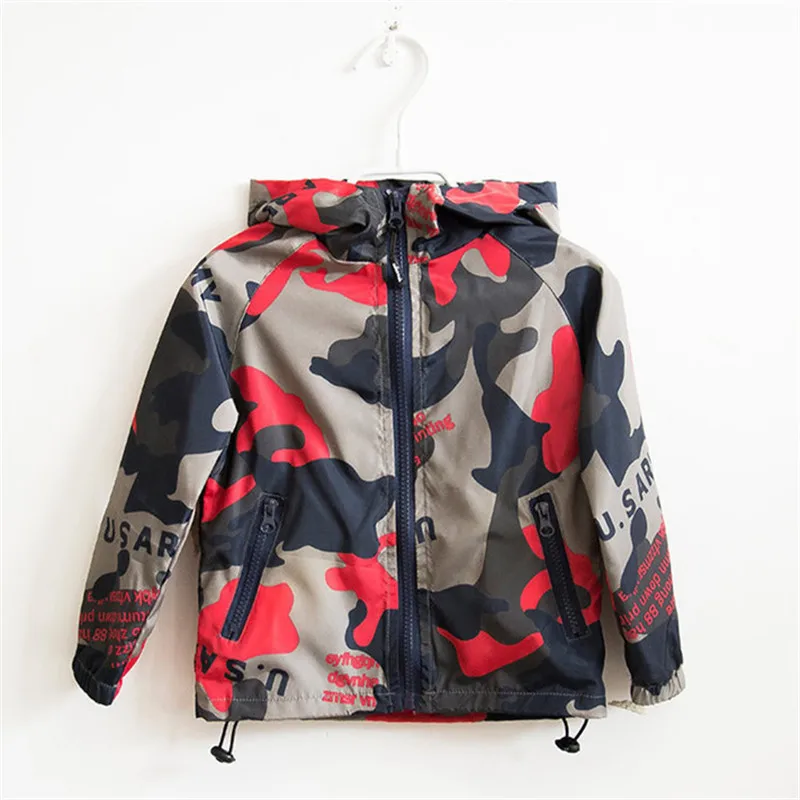

Ink Pattern Boys Jackets For Girls Outerwear 2020 Cute Windbreaker Warm Teenage Camouflage Water Proof Coats Jackets