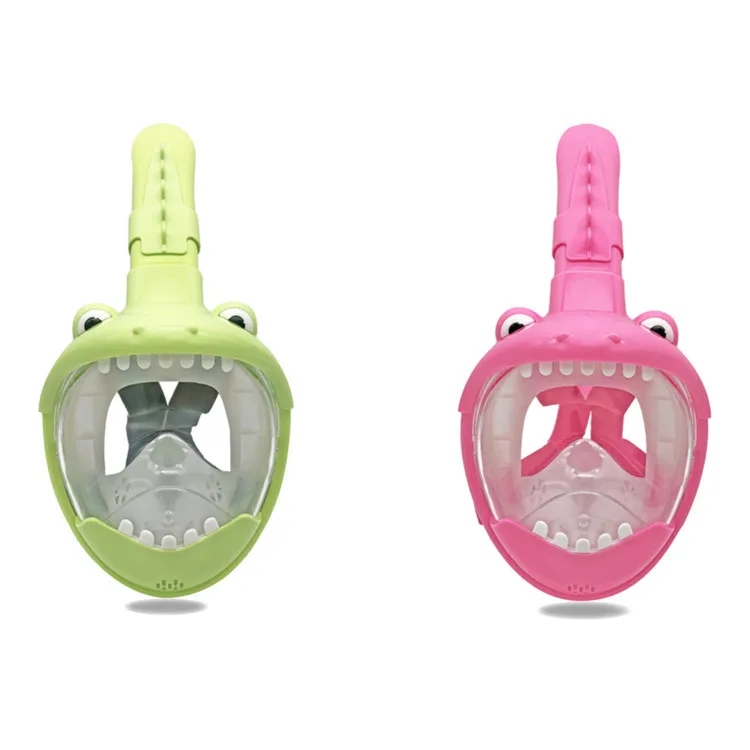 

Full Face Kids Snorkel Mask Foldable 180 Degree Panoramic View Snorkeling Mask Anti Fog Anti Leak Snorkel