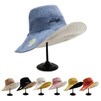 fisherman hat set chrysanthemum hat double sided daisy fisherman hat female sun hat hat four seasons hat basin hat bucket hat