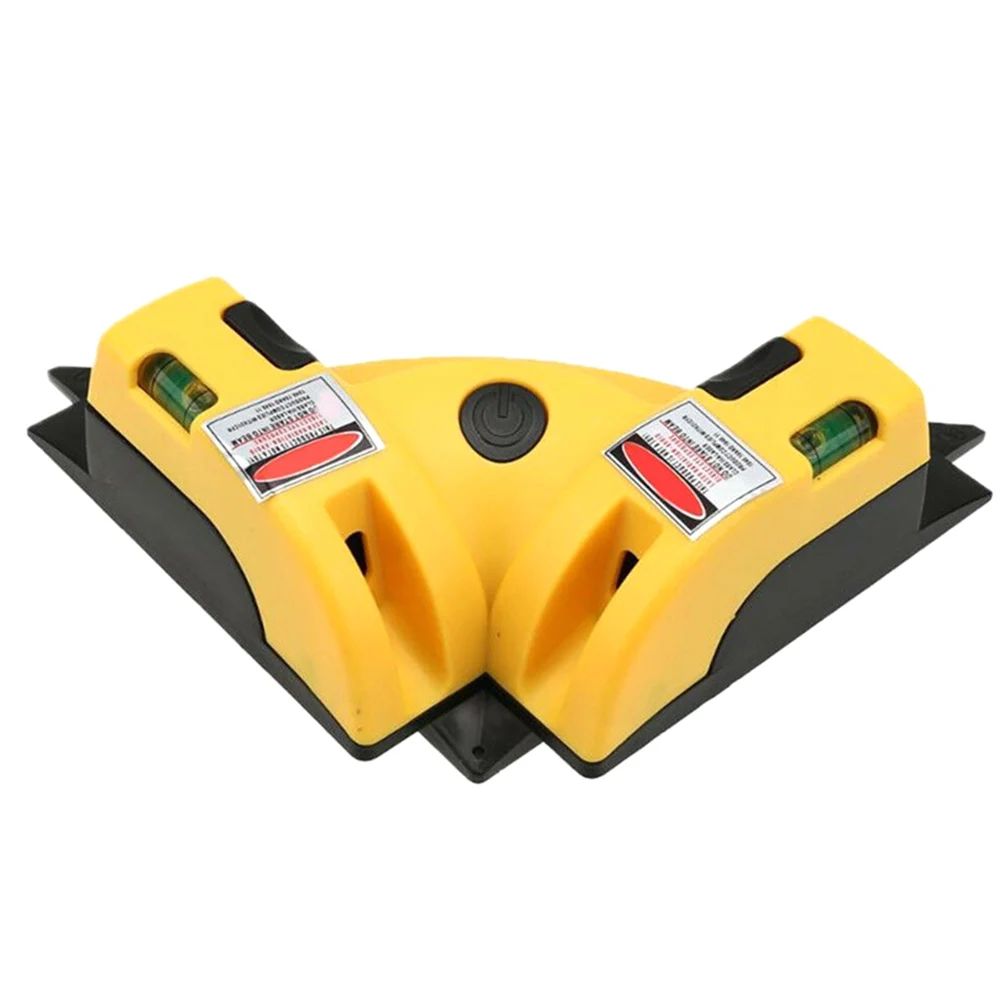 

90 Degree Right Angle Vertical Horizontal Chalk Line Projection Level Tool for Floors KSI999