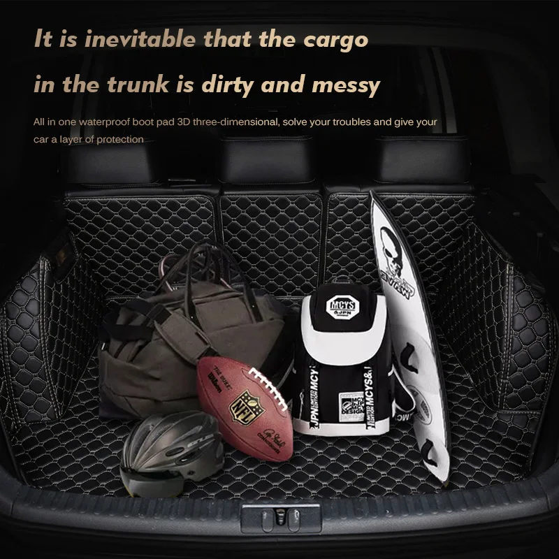 Высококачественный кожаный коврик для багажника напольный Chevrolet Trax Tracker 2014-2018