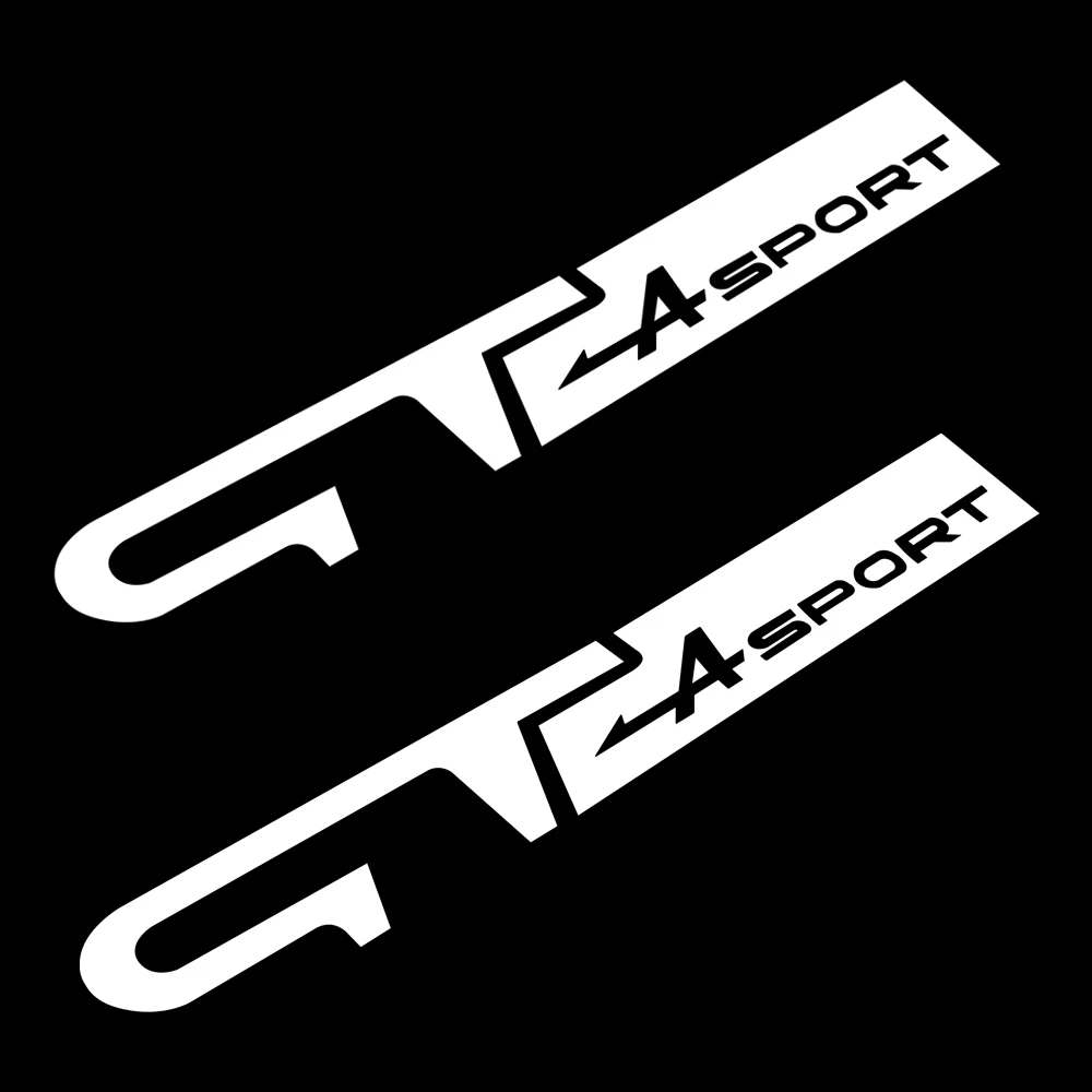 2 шт. GT шильдик Sport виниловая наклейка на машину Эмблема для кузова Стикеры Renault