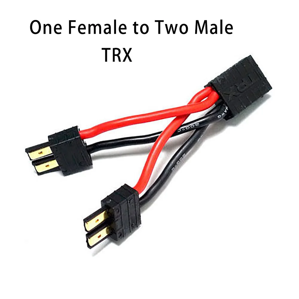 TRX Parallel Amass T XT60 Tamiya TRX XT90 EC3 EC5 вилка параллельная серия одна женщина до 2 мужчин провода 12awg силиконовые провода Deans для Lipo батареи - Цвет: TRX Parallel