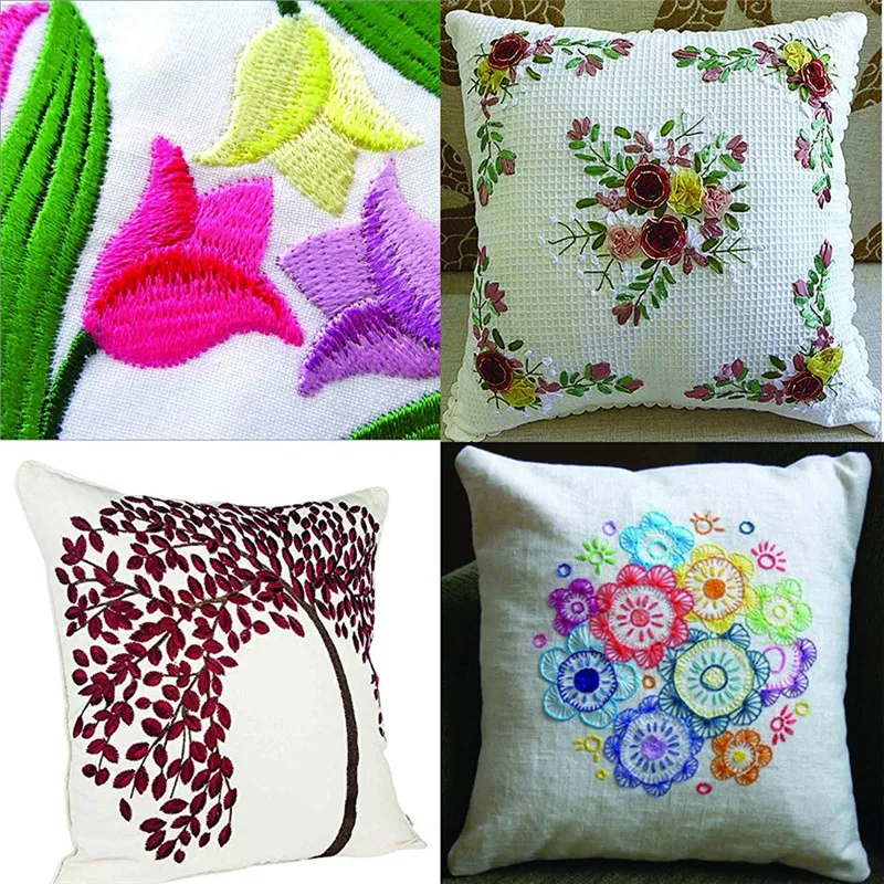 50 450 шт. хлопковые нитки для вышивки крестиком шитье моток пряжи разноцветные