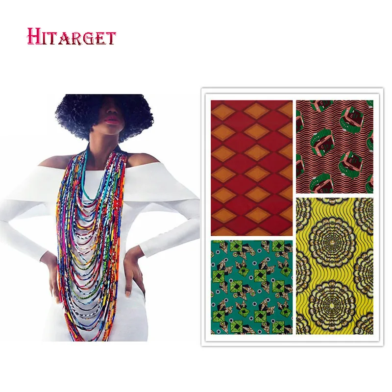 2020 чокер с африканским восковым принтом ожерелья для женщин ювелирные изделия