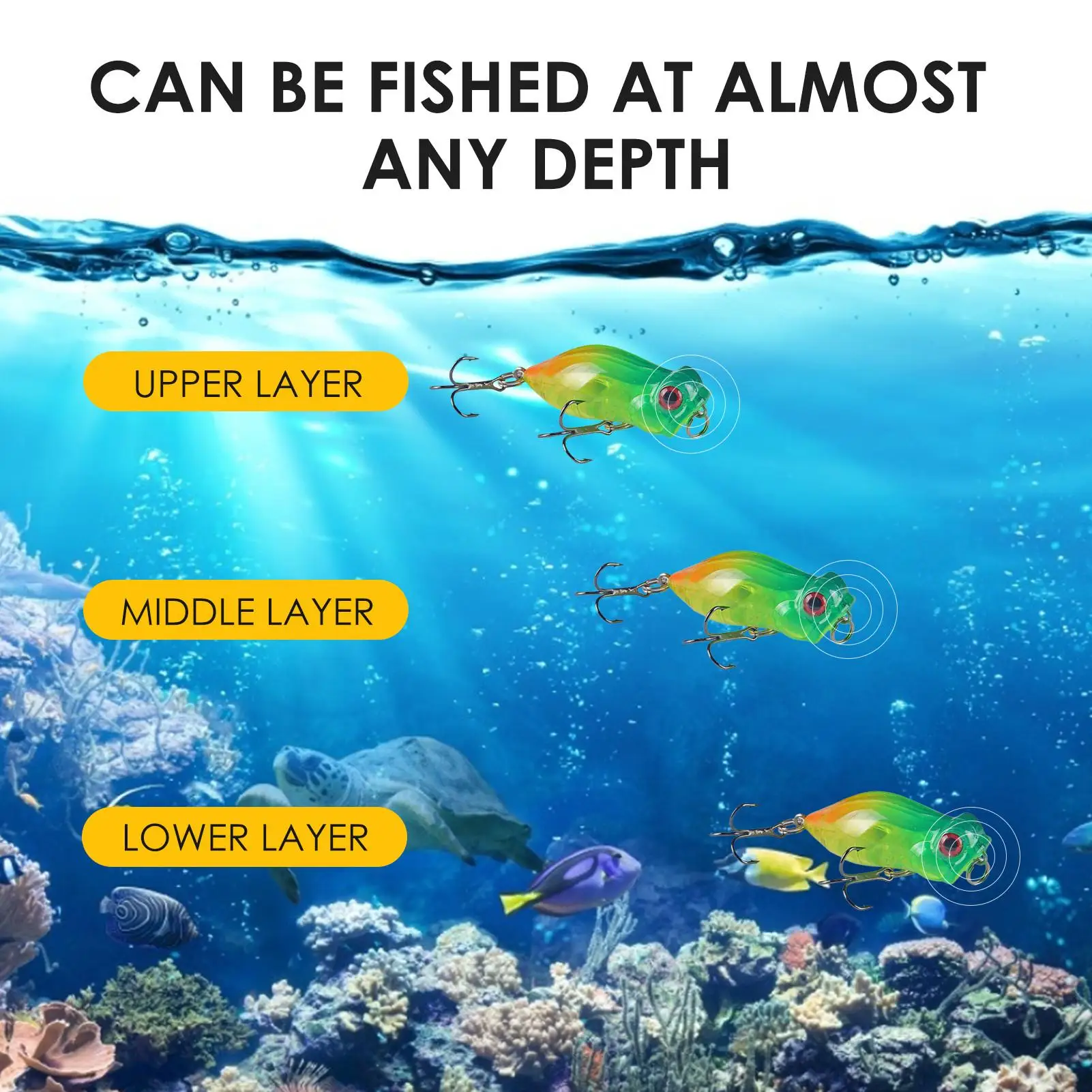 

7Pcs Fishing Lure Kit Lure Bait Bionic Bait Outdoor Fishing Gear Hard Bait Fishing Accessories For Ocean Creek Fishing Lure Bait