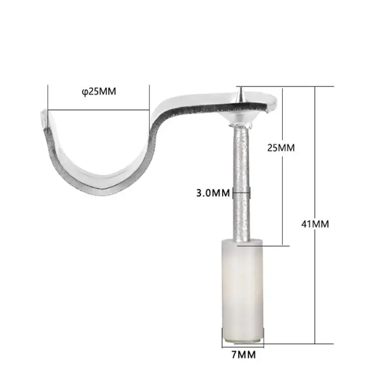 Пробный маникюрный мини-потолочный артефакт один шутер маленький глушитель крюк