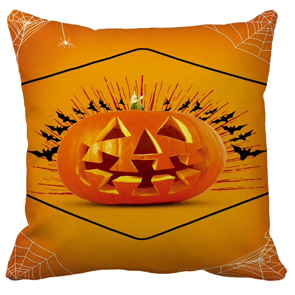 Trick or treat/наволочка с принтом тыквы на Хэллоуин наволочка для подушки чехол 2019