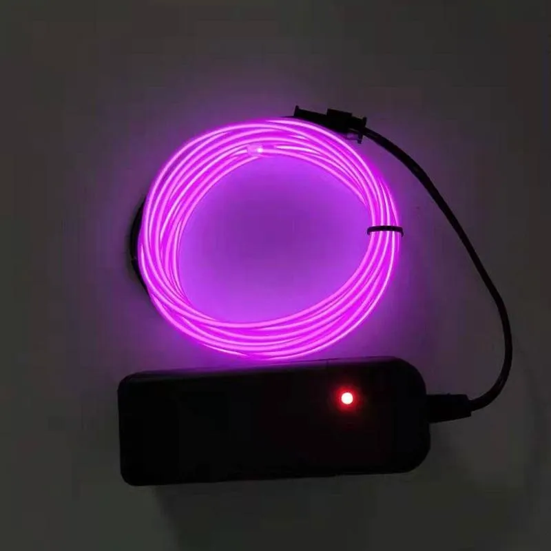 

1m/3m/5m Led Cold Wire Reflective Rope Light Dance Party Decor Light Led Lamp Flexible Wire Rope Tube Waterproof Led Strip Light