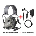 Гарнитура EARMOR M32 MOD3, с креплением на голову и PTT M52, подходит для военной стрельбы, шумоподавляющие наушники