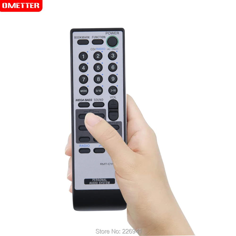 

Remote control use for SONY RMT-CYN7 personal audio system CD Remote Control Fernbedienung remoto controller controle