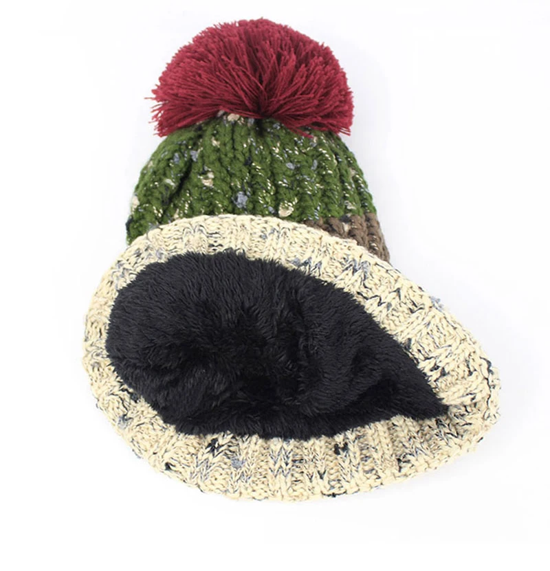 Повседневная шерстяная вязаная шапка Skullies Beanies, зимние теплые крутые шапки, женская уличная шапка, осенняя женская шапка, лыжная шапка, новинка