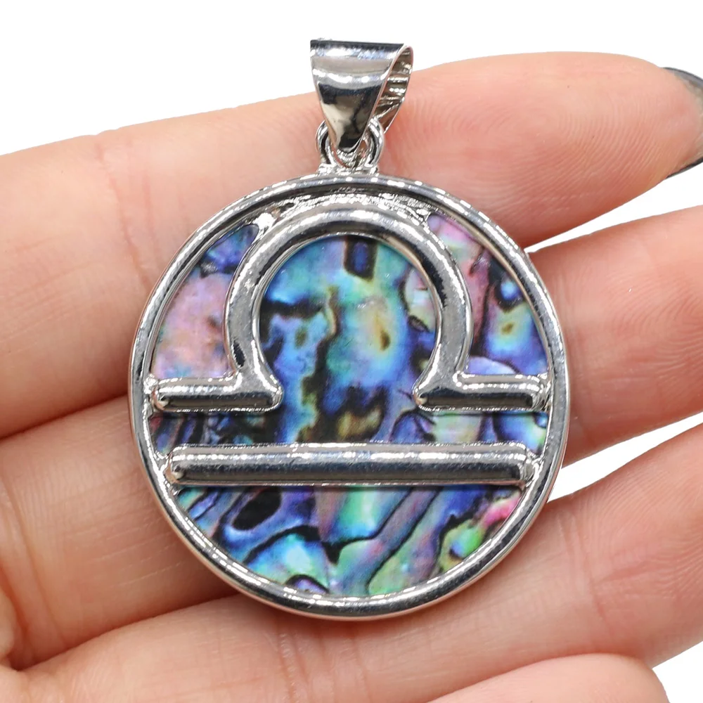 

Natural Shell Mother of Pearl Abalone Shell Charm Pendant for Jewelry Making DIY Nacklace Earring Women Gift Size 32x32mm