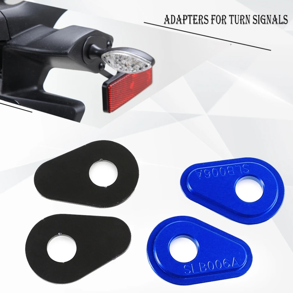 

4pcs Turn Signal Indicator Adapters Spacers for Yamaha YZF R6 R1 1998-2012 FZ1 FZ6 FZ6R FZ8 XJ6 Fit Front Rear Light Indicator