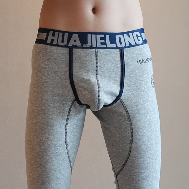Кальсоны мужские теплые бархатное термобелье модное пикантное нижнее белье