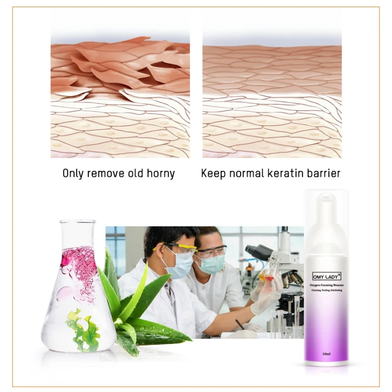 Очищающее средство для лица кислородный пенообразующий мусс устранения пор