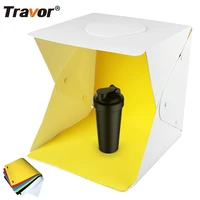 travor 303030 led light box portable studio box tabletop shooting 3200 5600k softbox photo box usb dimmable for phone camera