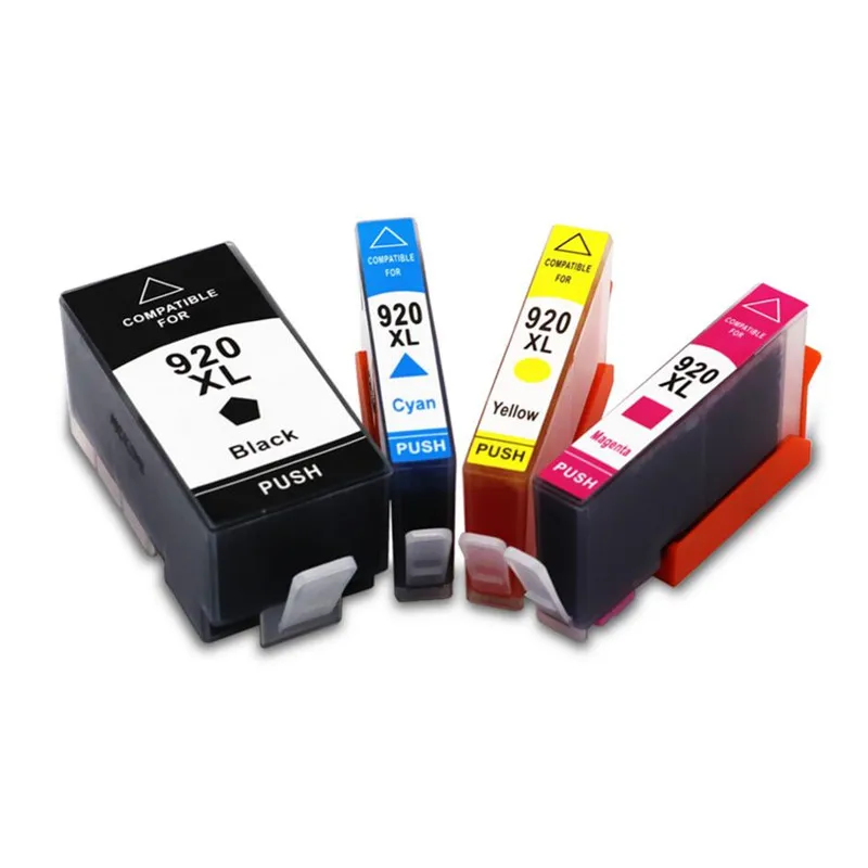4 шт. совместимый чернильный картридж 920 для принтера HP 920XL Officejet 6000 6500 6500A 7000 7500 7500A