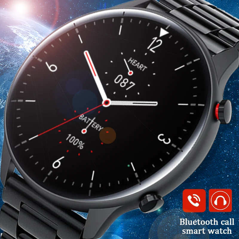 Мужские Водонепроницаемые Смарт часы с Bluetooth шагомером и