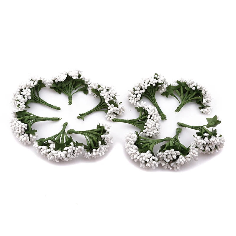 

144pcs /12bunch of artificial Flower Bracelet Handmade Wedding Home Decoration DIY Galanic Craft Fake Flower