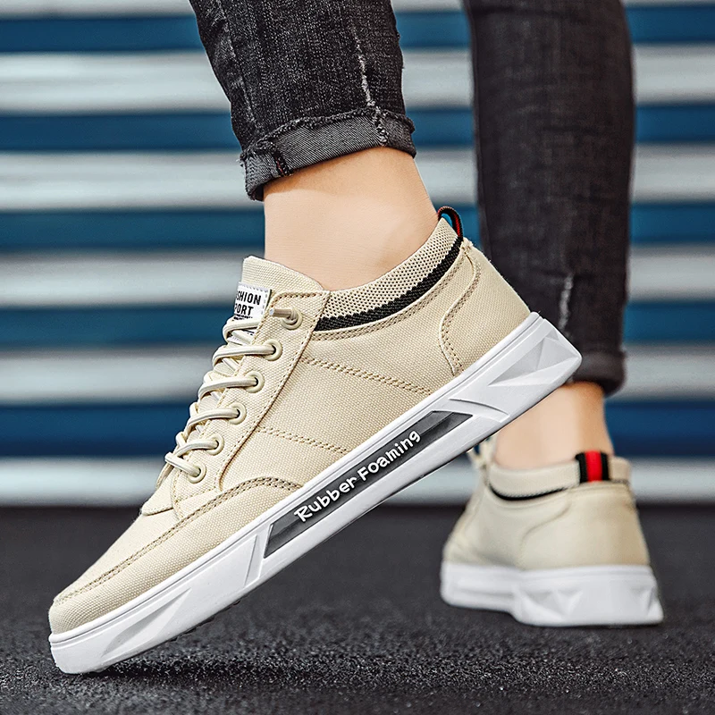 

Men's Shoes 2021 New Trend Wild Summer Breathable Casual Shoes Summer Canvas Cloth Shoes Pedal Tide Shoes