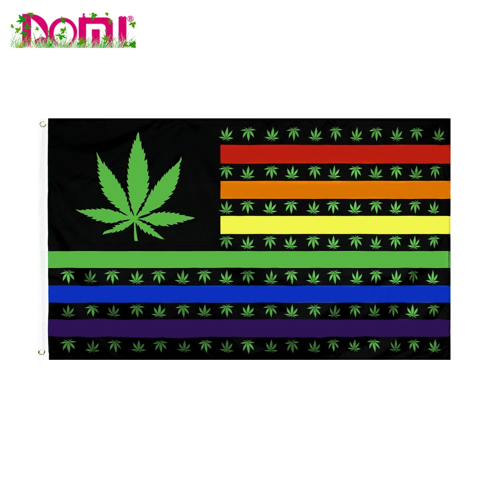 

Rainbow Weed Flag Decal Car Sticker Windshield Bumper Motorcycle Helmet Decal High Quality Vinyl Cover Scratches Waterproof PVC
