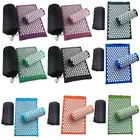 Массажные подушки Lotus коврик для иглоукалывания, массажные подушки для йоги, снятие стресса, боли в теле, подушка для акупрессуры, коврик для йоги