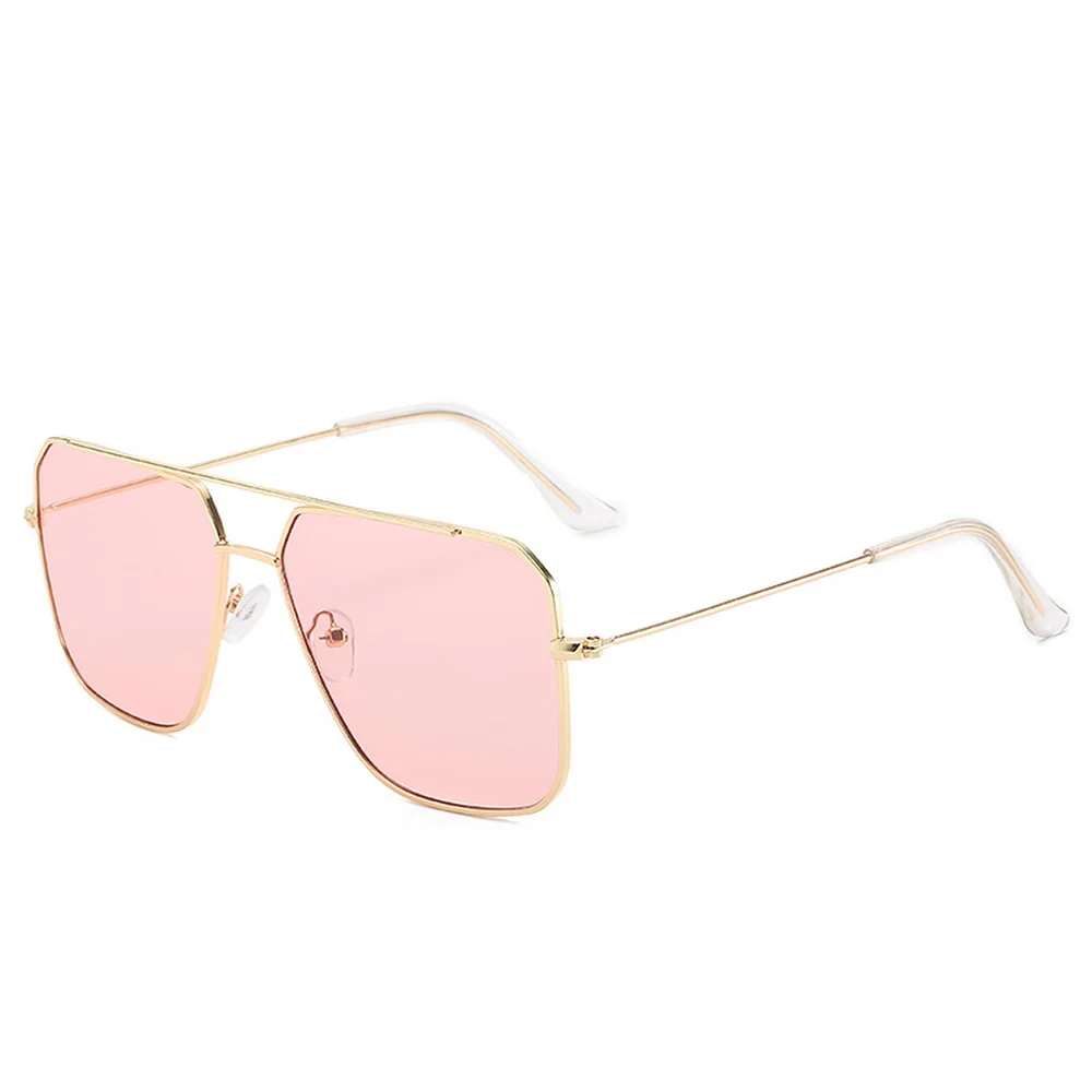 

Polygonal Sunglasses Women Retro Luxury Brand Glasses Lady Metal Flat Top Women Sun Glasses Outdoor Oculos De Sol Feminino UV400