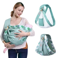 baby wrap sling baby carrier backpack nursing cover for infants toddlers soft wrap kangaroo breathable bag natural cotton