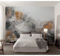 xuesu smoke texture watercolor artistic conception hand painted wallpaper sofa bedroom custom mural 8d waterproof wall cloth