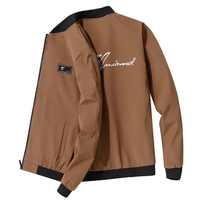 2020 Fashion Men Bomber Jacket Slim baseball Jackets Zipper Windbreaker Male Printed Brand Clothing Casual Coats | Мужская одежда