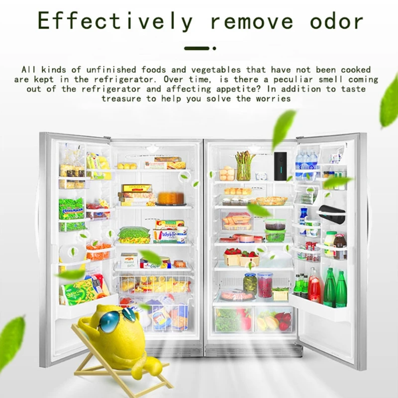 Ozone Generator Air Purifier Fresh Deodorizer Fridge for Refrigerator Closets Pet Car Portable Removal Toilet Deodorant | Электроника