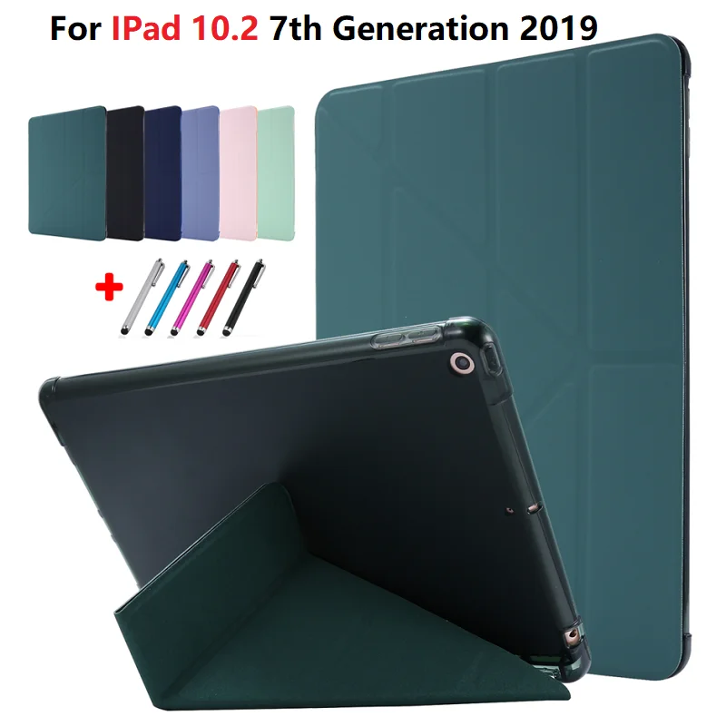 Чехол для iPad 10 2 с держателем-карандашом 7-го поколения чехол A2197 из искусственной
