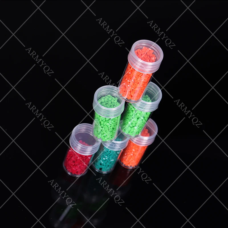 

60 Bottles Diamond Painting Cross Stitch Storage Box Beads Container Carry Case Diamond Embroidery Hand box empty bottle