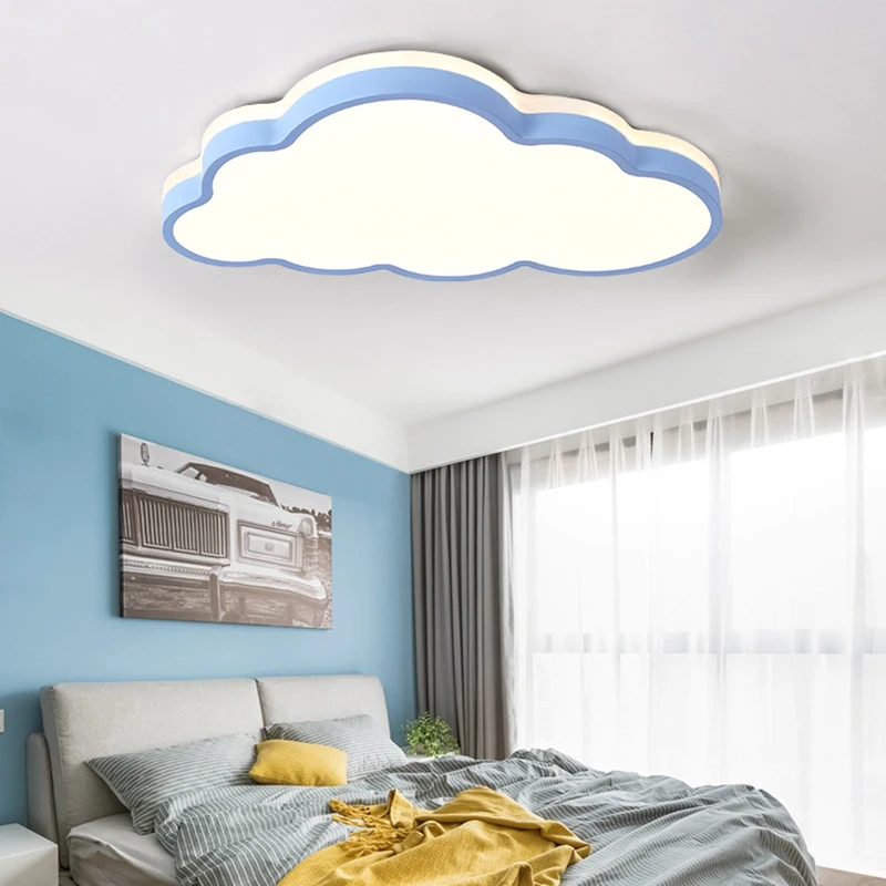 $85.79 Cloud Children's Room Ceiling Lamp LED Lights Sluces Led Room Decor Chandelier Luminaire Bedroom Lampy Sufitowe Infantil HXD-056