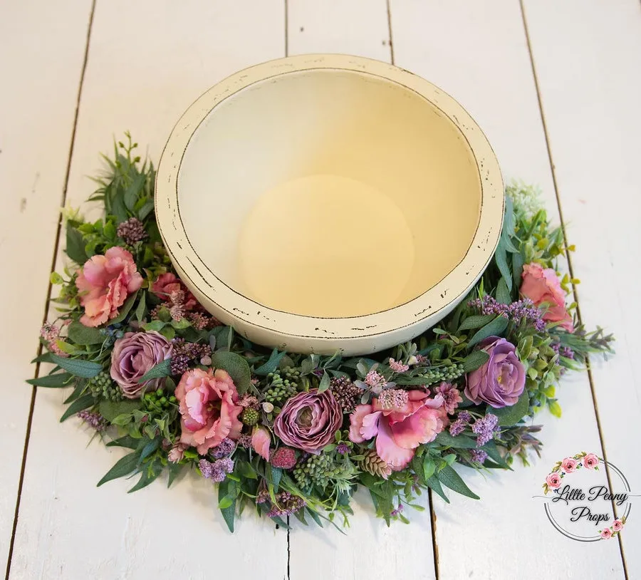 

Newborn Photography Props Baby Studio Photo Simulation Flowers Garland Accessories Fotografia Basket Filling Background Decor