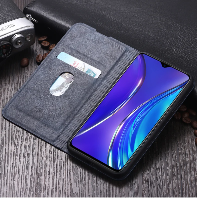 Роскошный кожаный чехол-книжка с подставкой в стиле ретро для OPPO F9 A7 A7X K1 K3 R17 Realme 5 3 Pro Q X Lite Чехол-книжка Магнитный чехол