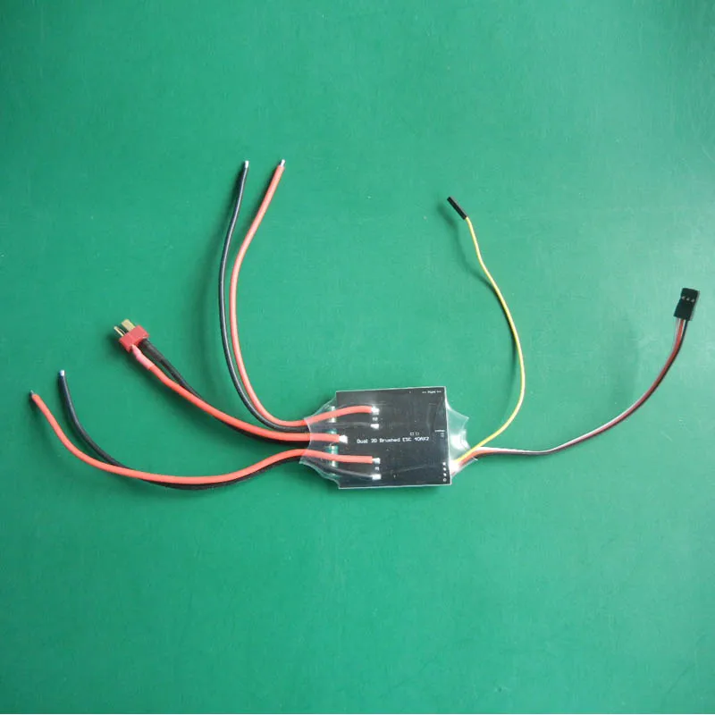 Фото Двойной двусторонний матовый ESC смешанный контроль 40A x 2 ESC для радиоуправляемой модели металлического гусеничного танка №3