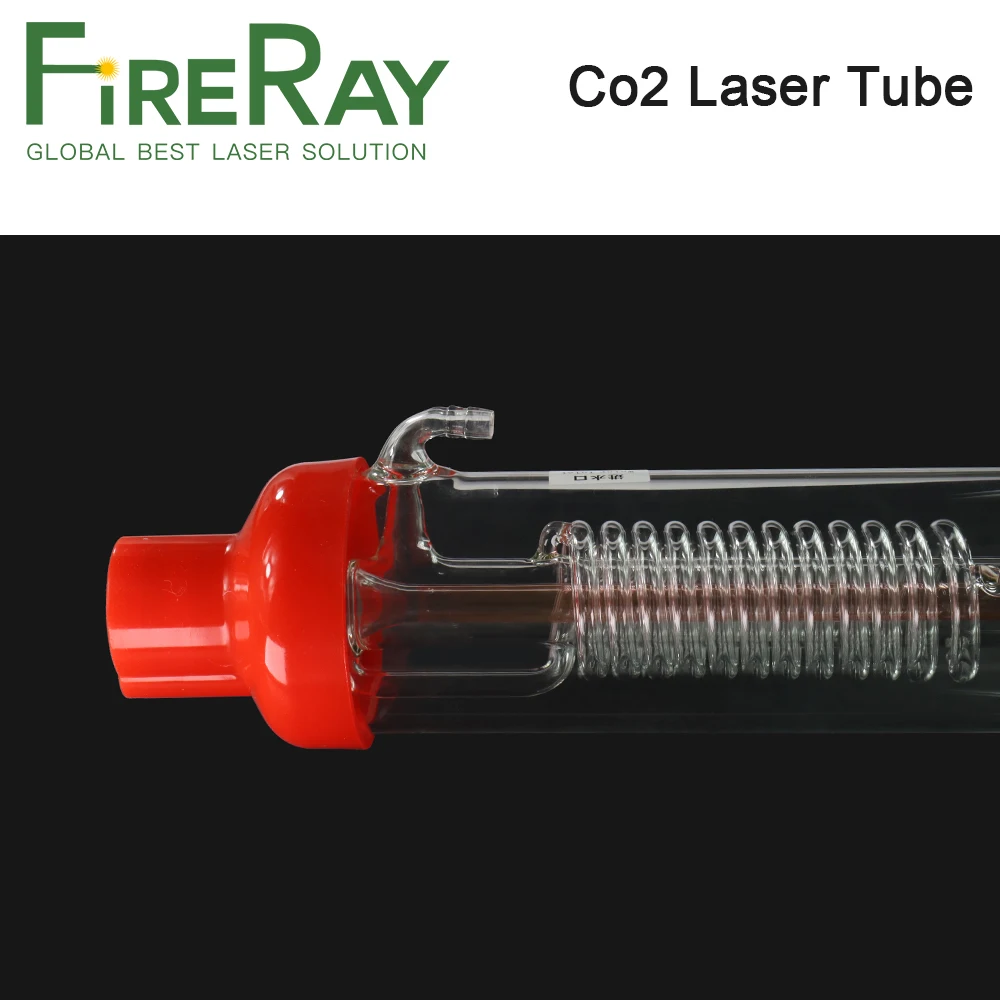 FireRay Yongli A6s 130W CO2 лазерная стеклянная трубка Деревянный чехол длина 1650 диаметр 80 мм