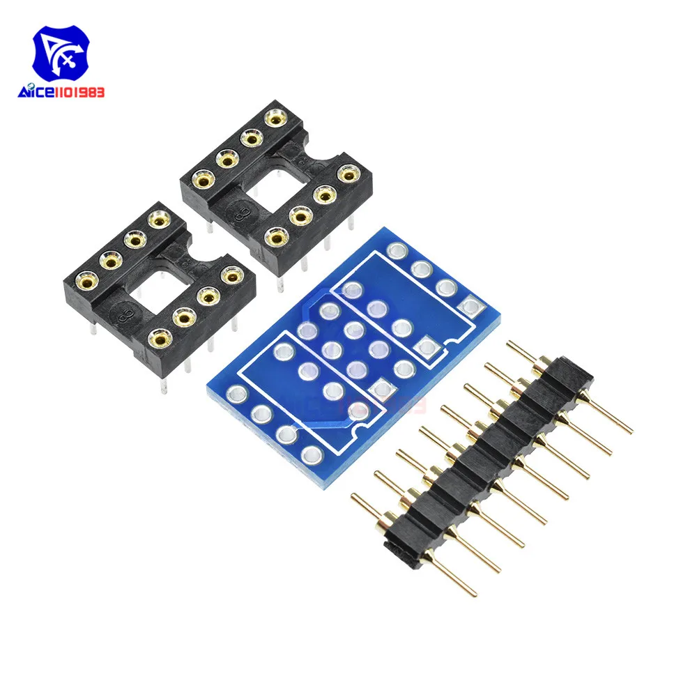 Моно модуль преобразователя diymore DIP8 в с контактным разъемом для усилителя IC NE5532