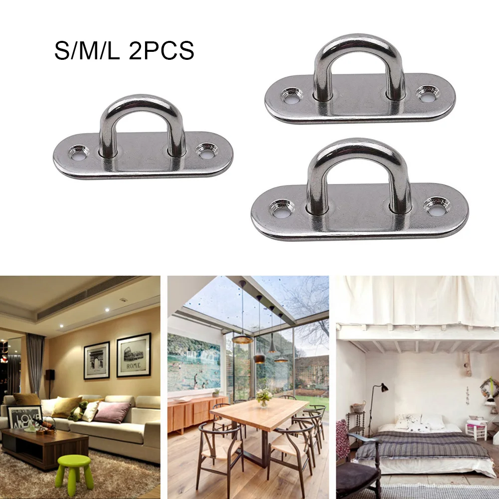 

Replacement Hook Stainless Steel Universal U-Shaped Hook Hammocks Rings