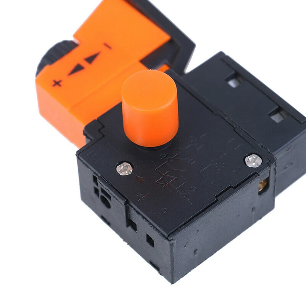 

2pcs Electric Drill Switch Stepless Speed Control Change Trigger Switch Power Tool Accessories FA2-6/1BEK 250V/6A