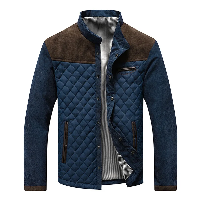 

Winter Men's Jacket Stand Collar Slim Fit Casual Jackets and Coats Mens Brand Clothing Winter Overcoats Male Outerwear Top 5XL