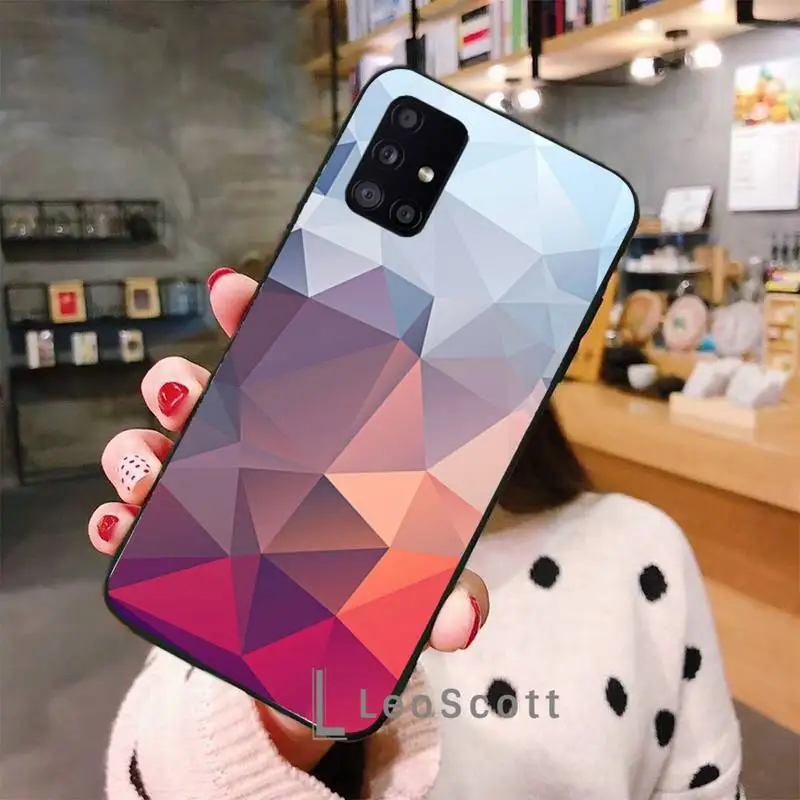 

Gradient color texture Phone Case For Samsung A40 A31 A50 A51 A71 A20E A20S S8 S9 S10 S20 Plus note 20 ultra