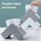 Креативная Скандинавская коробка для салфеток для дома и офиса, угловой лоток, простой Настольный бумажный ящик для полотенец WF807452