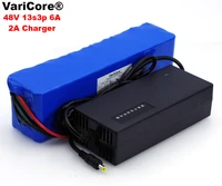 varicore 48v 6ah 13s3p high power 18650 battery electric vehicle electric motorcycle diy battery 48v bms protection2a charger