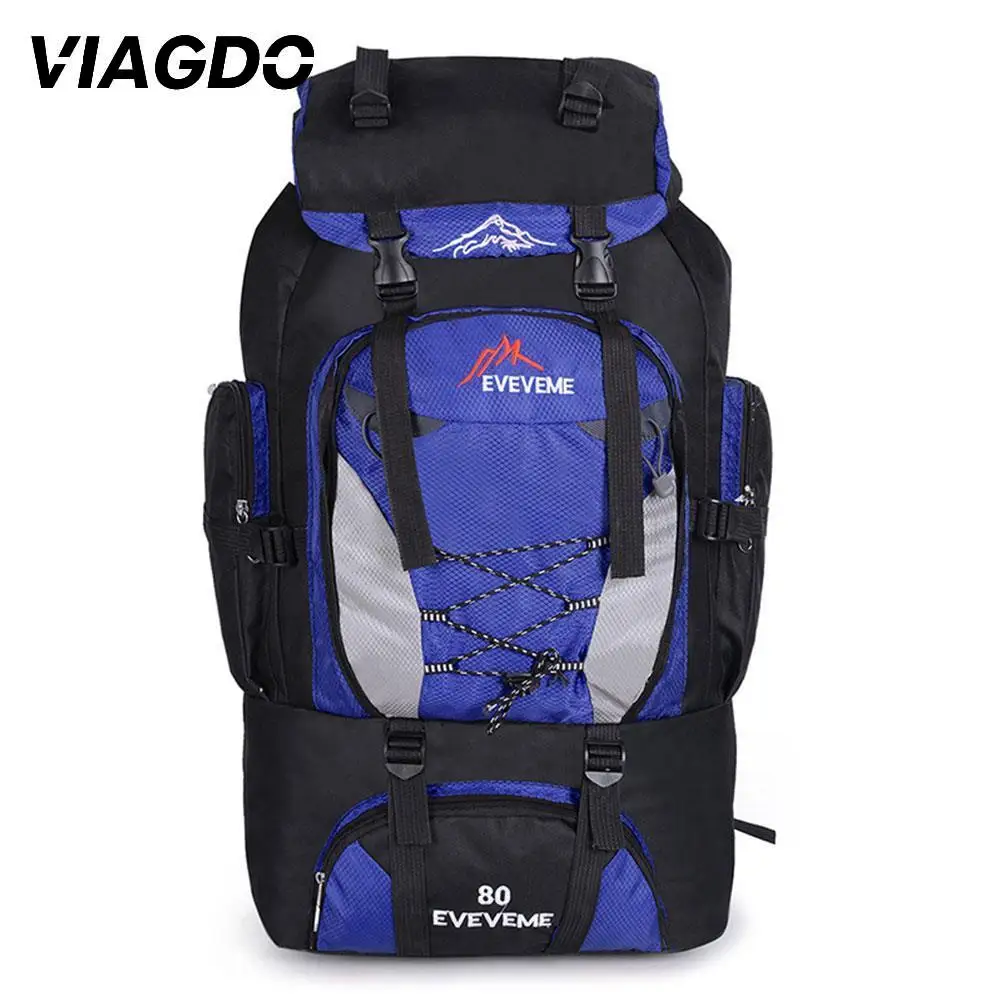 80L походные рюкзаки для кемпинга большая уличная сумка рюкзак нейлон суперлегкая